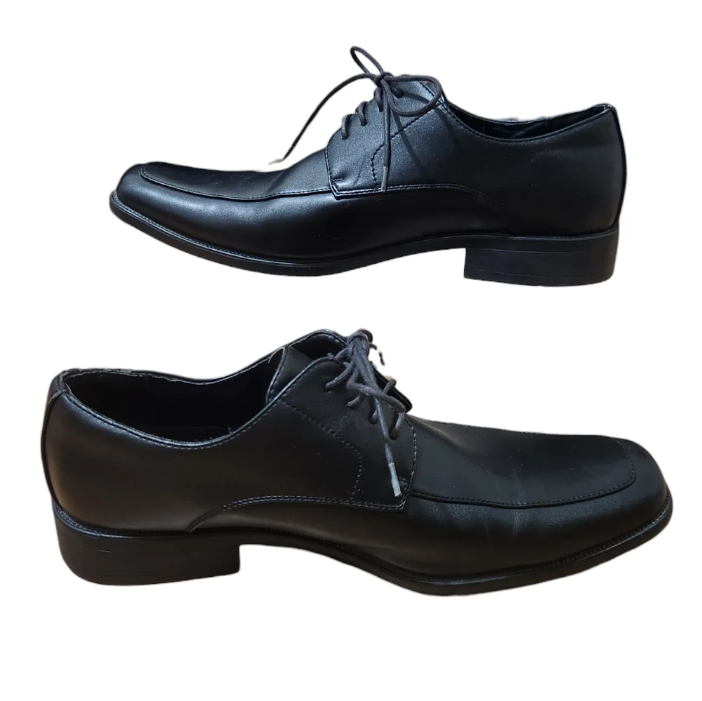 Perry Ellis Portfolio Lace-up Black Dress Shoes Men's Sz 12